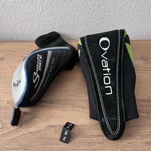 Golf Club Head Cover Adams Golf Ovation #1 Wood & Speedline Fast 12 Head Cover